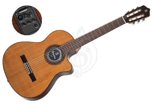 Классическая гитара 4/4 6.855 Cutaway 3C CW E1 Классическая гитара со звукоснимателем, Alhambra - фото 1