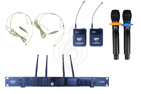 Радиосистема с ручным передатчиком ACURY PRO2V8 - Радиосистема с двумя ручными передатчиками - фото 1