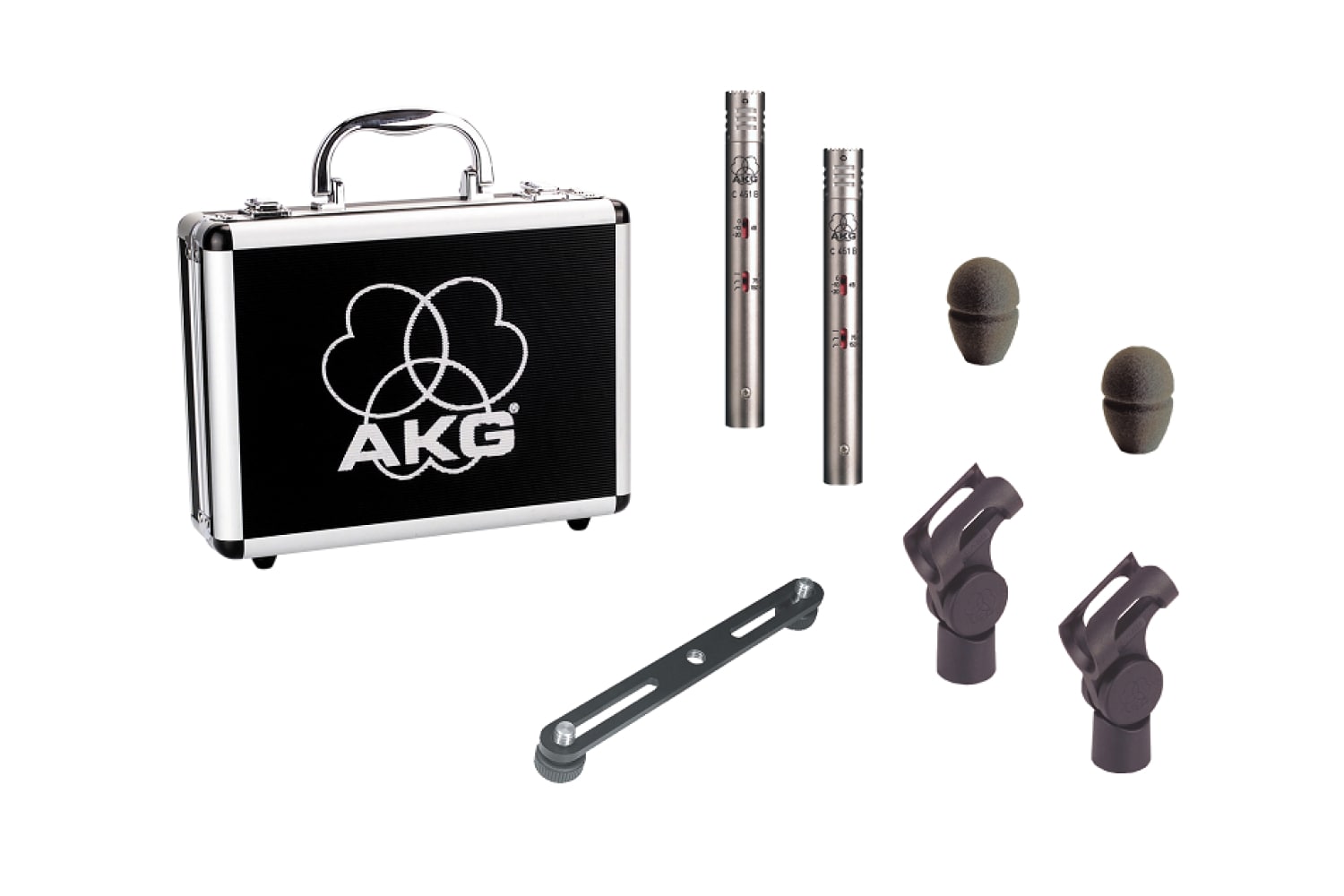 Инструментальный микрофон AKG C451B ST - Подобранная стереопара микрофонов - фото 1