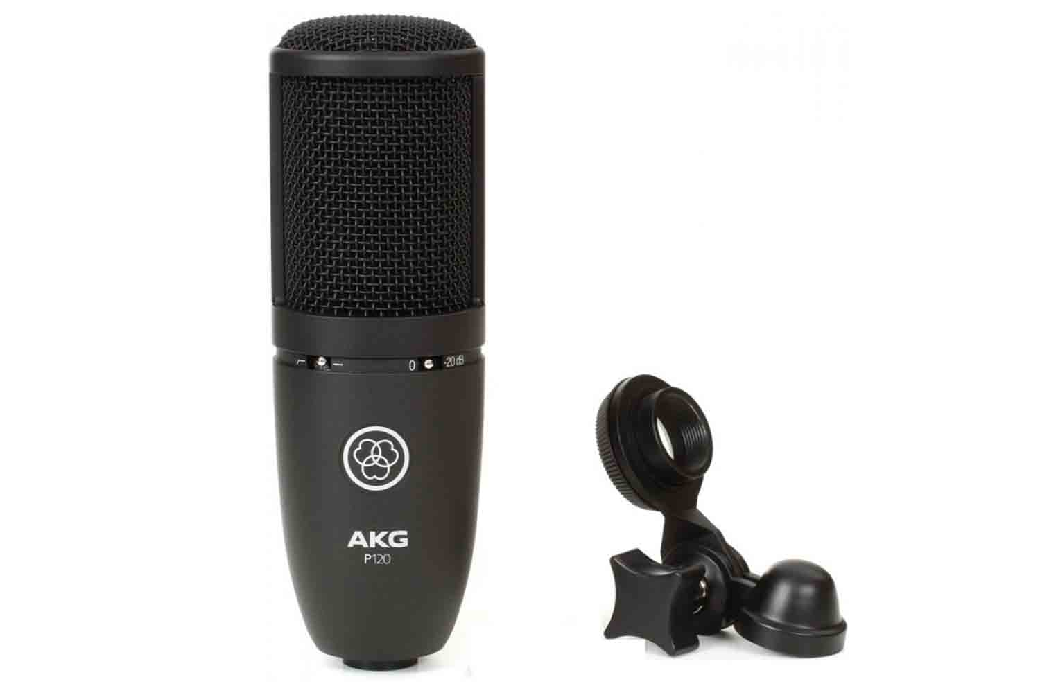 Микрофон для стрима AKG P120 - микрофон конденсаторный, студийный - фото 1