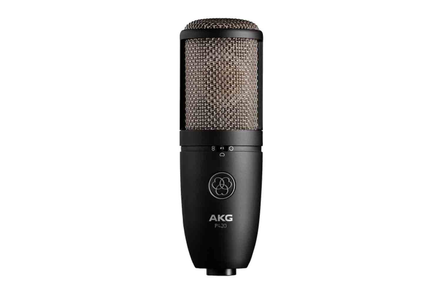 Конденсаторный вокальный микрофон AKG P420 - Конденсаторный микрофон - фото 1