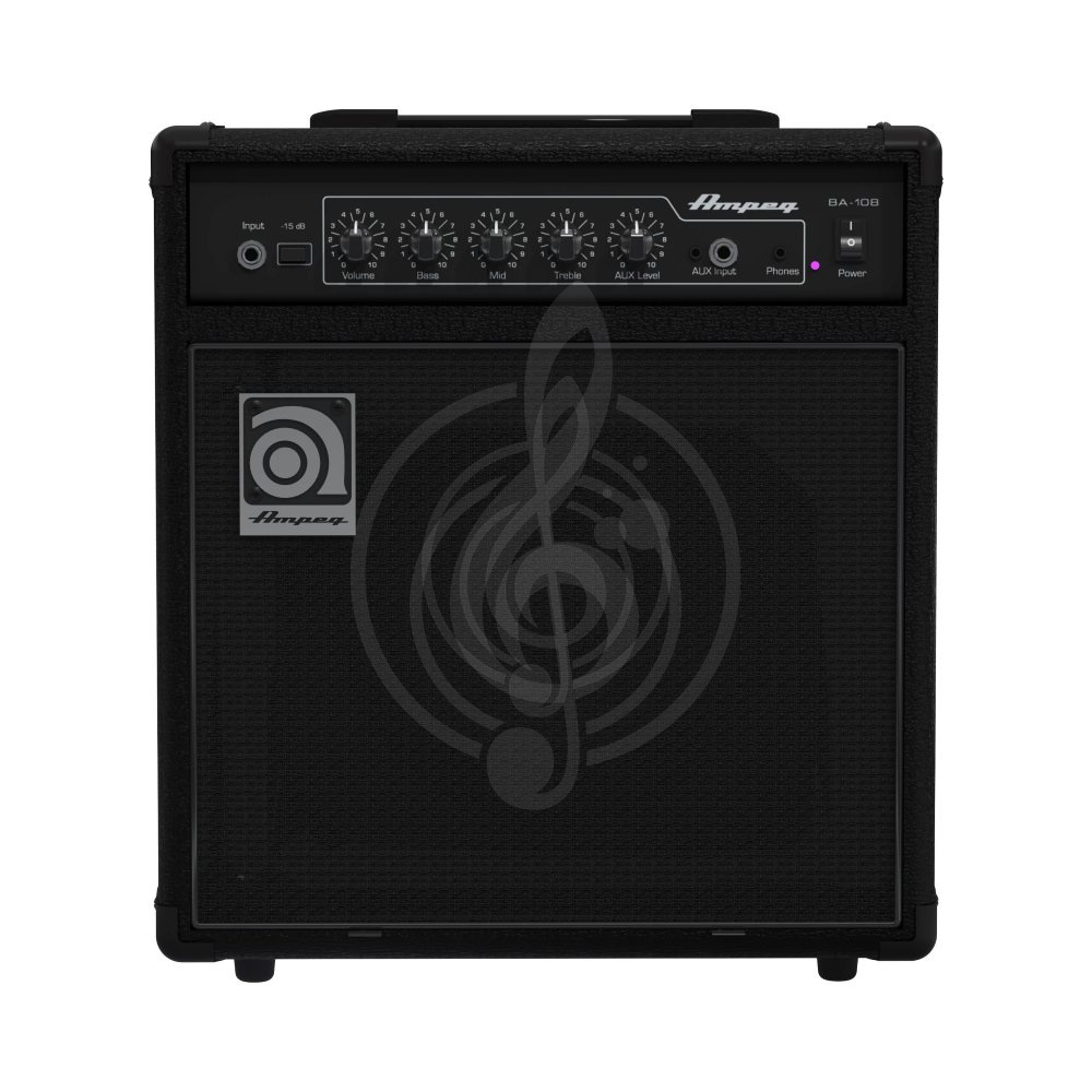Комбоусилитель для бас-гитары AMPEG BA-108v2 - комбо усилитель для бас-гитар - фото 1