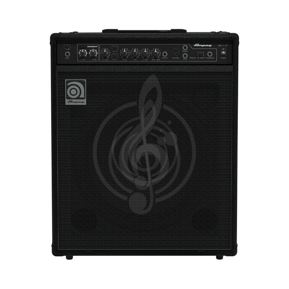 Комбоусилитель для бас-гитары AMPEG BA-115v2 - комбо усилитель для бас-гитар - фото 1