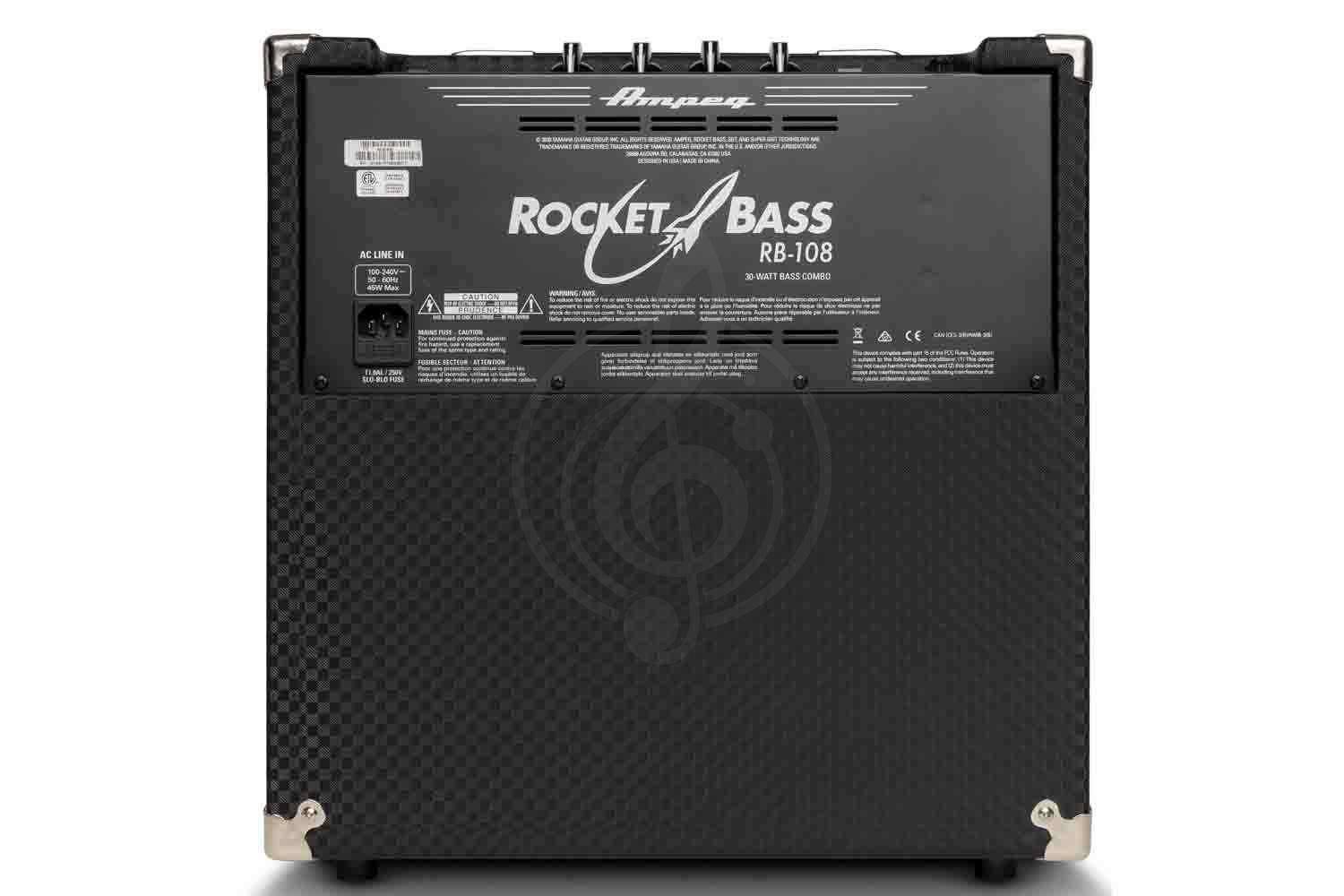 Комбоусилитель для бас-гитары AMPEG ROCKET BASS RB-108 - Басовый комбоусилитель, 1x8'', 30 Вт - фото 4