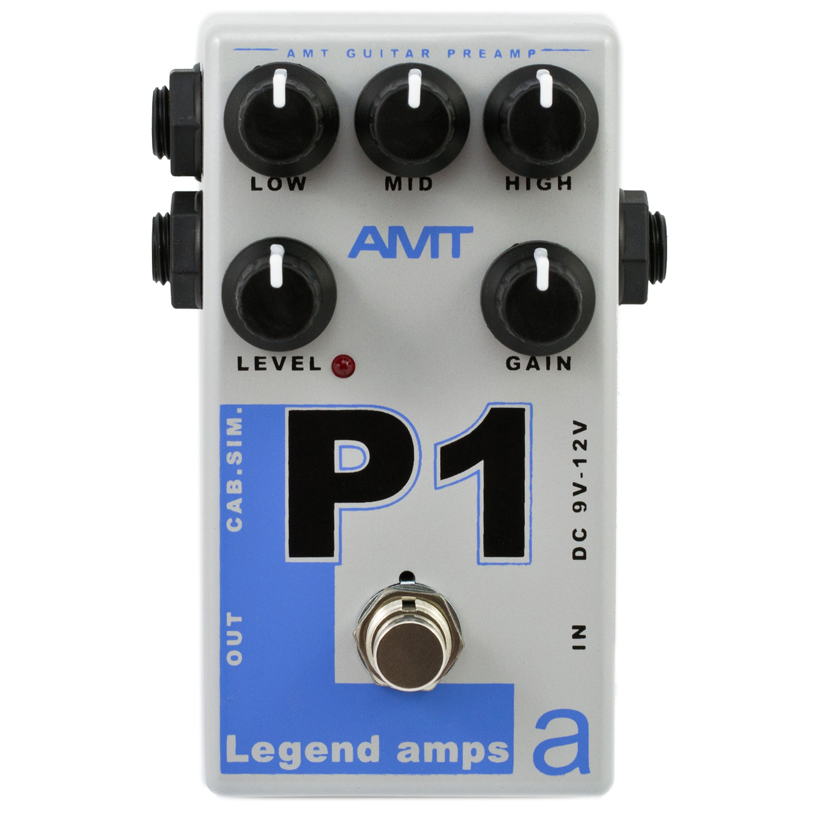 Педаль эффектов для электрогитары AMT Electronics P1 - гитарный предусилитель (Peavey 5150) - фото 1