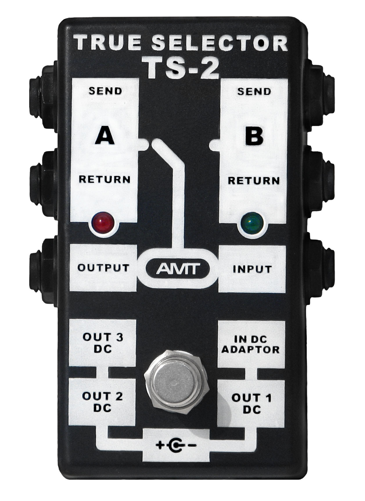  AMT Electronics TS-2 – пассивный двухканальный коммутатор (селектор) - фото 1