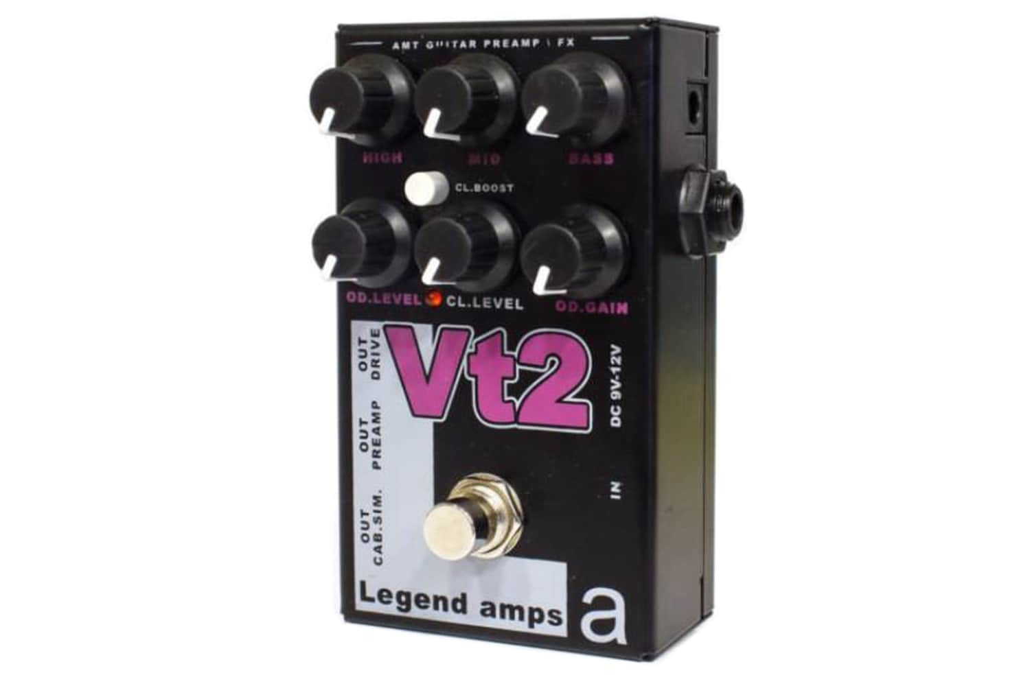 Педаль эффектов для электрогитары AMT Electronics Vt-2 Legend Amps 2 - Двухканальный гитарный предусилитель - фото 1