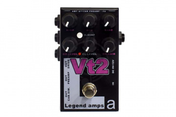 Педаль эффектов для электрогитары AMT Electronics Vt-2 Legend Amps 2 - Двухканальный гитарный предусилитель - фото 2