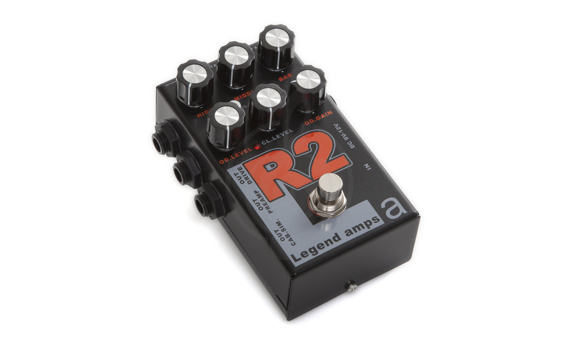 Педаль эффектов для электрогитары AMT R2 Legend amps 2 Guitar preamp - гитарный предусилитель (Mesa Rectifier)  - фото 2
