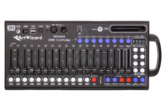  Art Wizard C-384W - Пульт управления световыми приборами с беспрпередатчиком DMX-сигнала 2.4 гГц - фото 1
