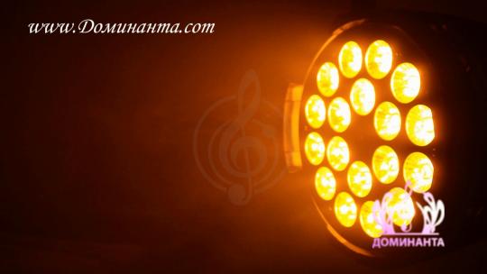 Заливной светильник (LED wash) ART WIZARD PL-435 Прожектор светодиодный 18 модулей 15W (RGBWA)  - фото 2