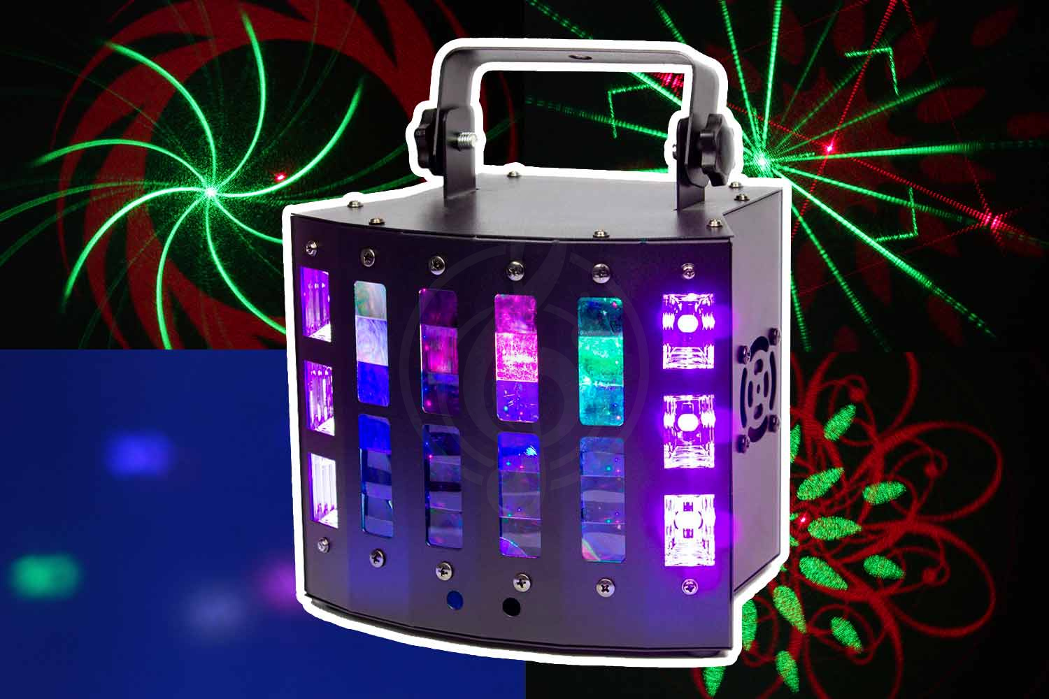 Дискотечный прибор (LED эффект) ART WIZARD VS-59A Светодиодный дискотечный прибор 4IN1 UV Strobe Laser - фото 13
