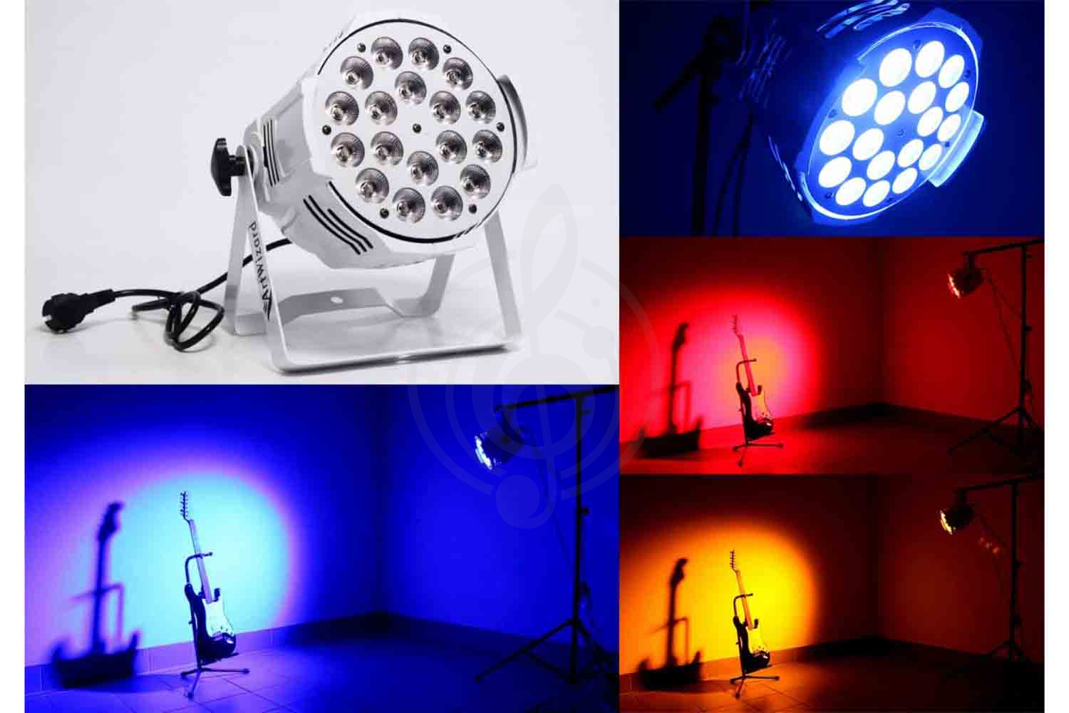 Заливной светильник (LED wash) ART WIZARD WPLA1815RGBWA+UV Светодиодный прожектор 18*15W 6 в1 RGBWA+UV - фото 5