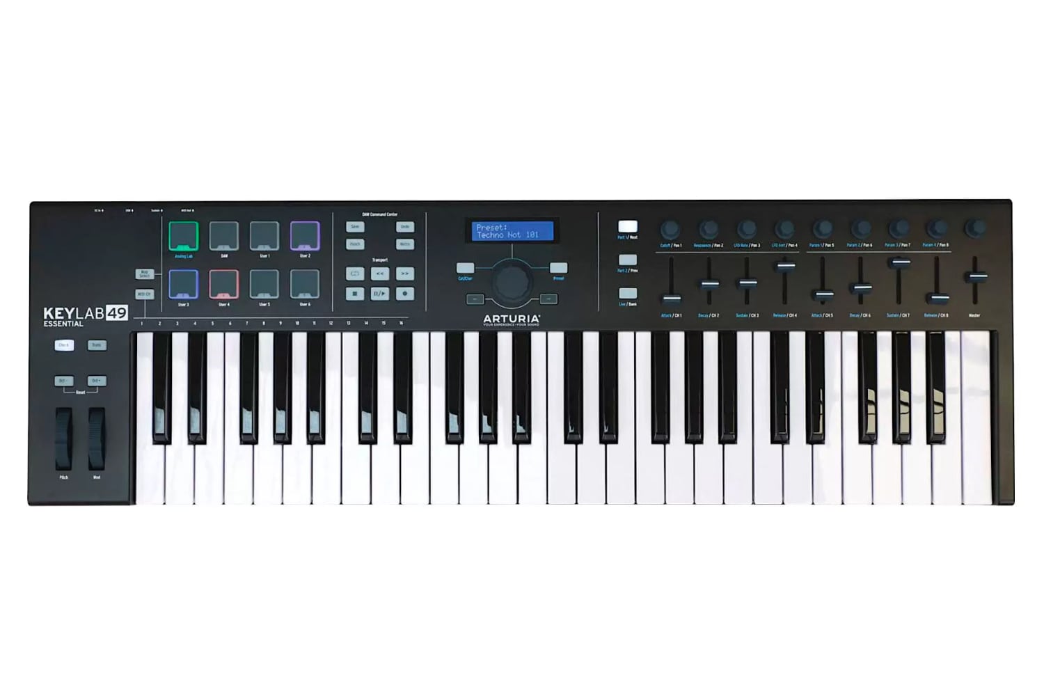 MIDI-клавиатура Arturia KeyLab Essential 49 Black Edition - Миди-клавиатура - фото 1