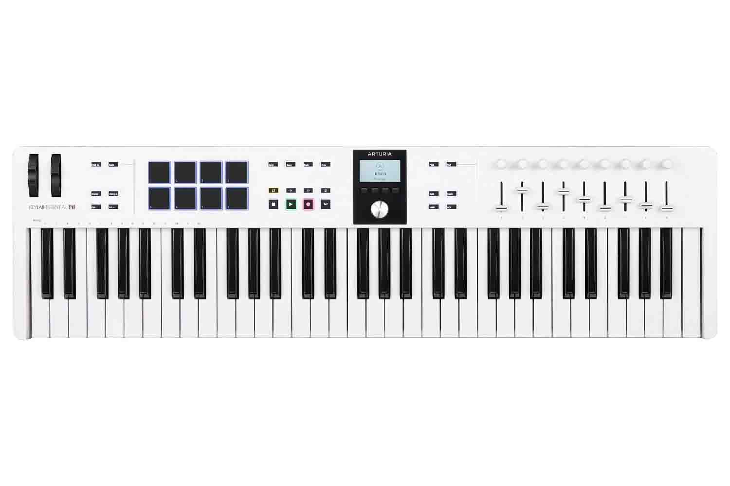 MIDI-клавиатура Arturia KeyLab Essential 61 mk3 White - Midi-клавиатура - фото 1