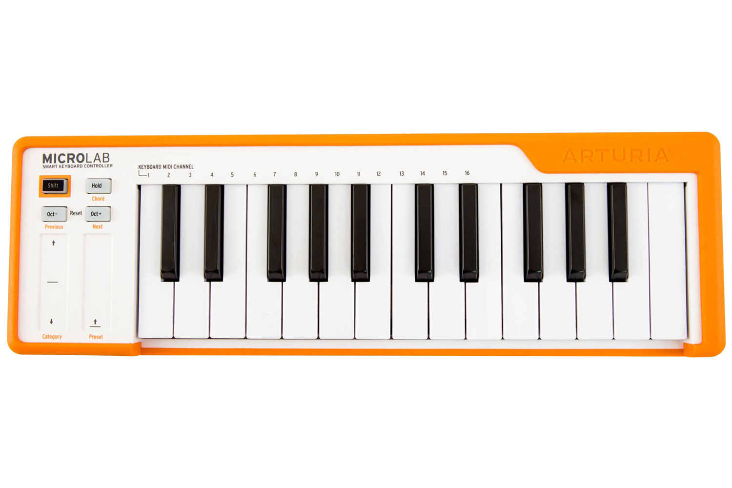 MIDI-клавиатура Arturia Microlab Orange - MIDI-клавиатура - фото 1