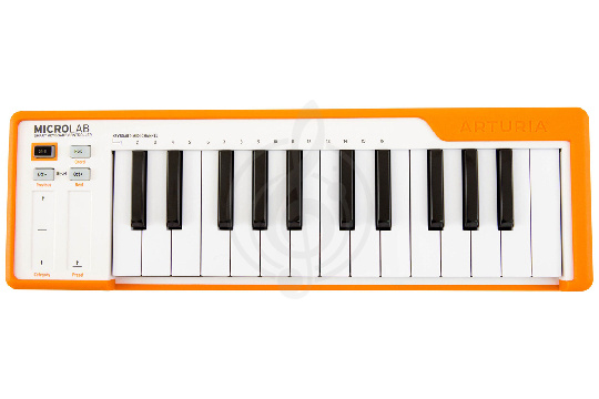 MIDI-клавиатура Arturia Microlab Orange - MIDI-клавиатура - фото 1