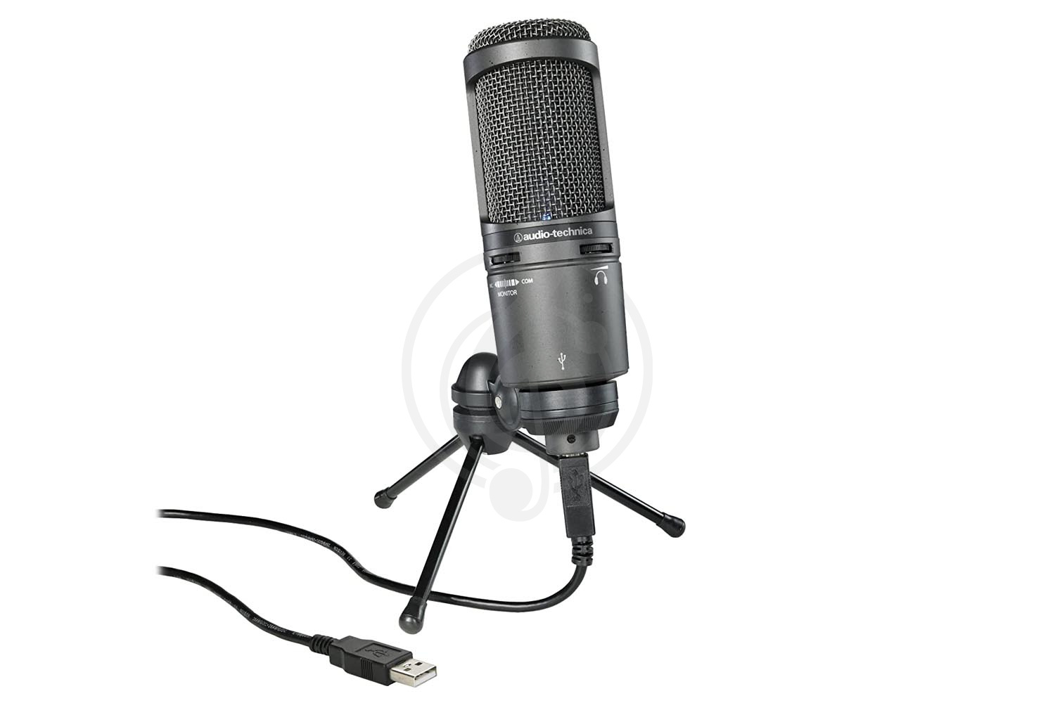Конденсаторный студийный микрофон Audio-Technica AT2020USB+ - Микрофон студийный c USB-разъемом - фото 1