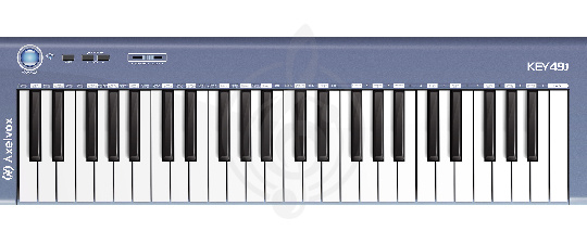 MIDI-клавиатура Axelvox KEY49j blue - Миди-клавиатура - фото 1
