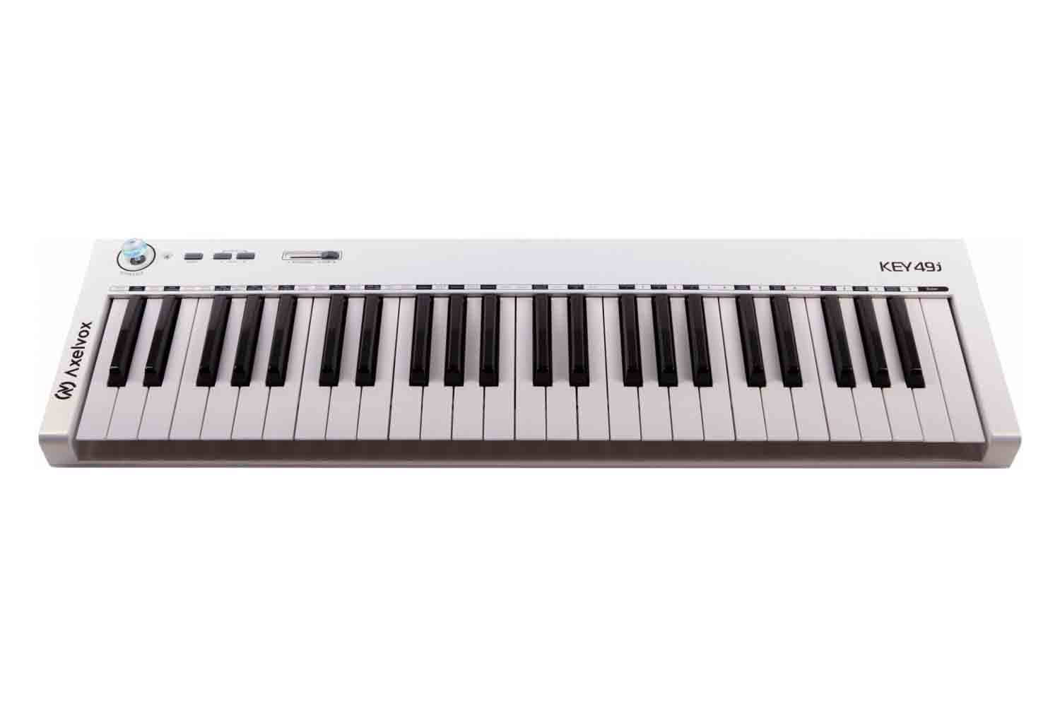 MIDI-клавиатура Axelvox KEY49j White - MIDI-клавиатура - фото 1
