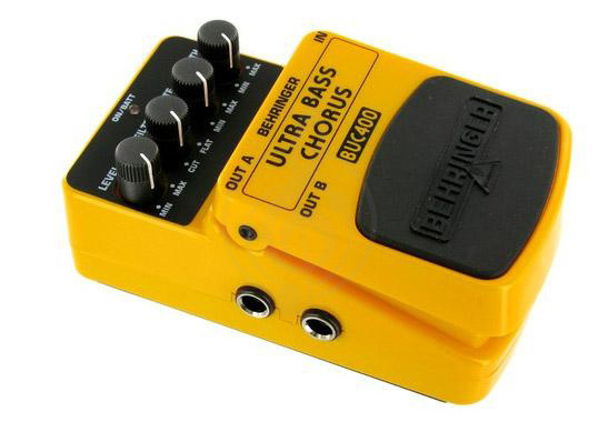 педаль эффектов для бас-гитары BEHRINGER BUC400ULTRA BASS CHORUS- Педаль эффектов стерео хорус для бас-гитар - фото 2