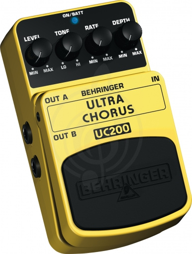 педаль эффектов для бас-гитары BEHRINGER BUC400ULTRA BASS CHORUS- Педаль эффектов стерео хорус для бас-гитар - фото 3