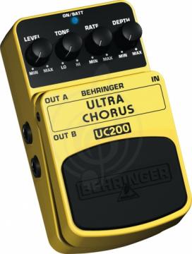 педаль эффектов для бас-гитары BEHRINGER BUC400ULTRA BASS CHORUS- Педаль эффектов стерео хорус для бас-гитар - фото 3
