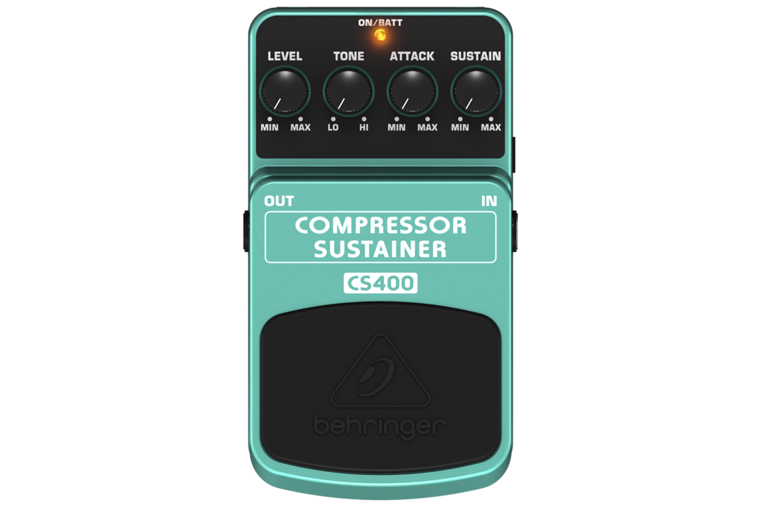 Педаль эффектов для электрогитары Behringer CS400 Compressor Sustainer - Педаль эффектов компрессор сустейнер - фото 1