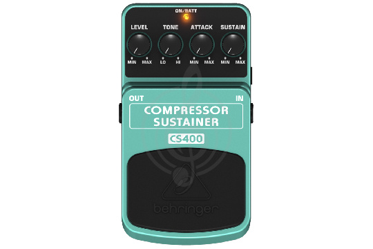 Behringer CS400 Compressor Sustainer - Педаль эффектов компрессор сустейнер - фото 1 Педаль эффектов для электрогитары Behringer CS400 Compressor Sustainer - Педаль эффектов компрессор сустейнер - фото 1