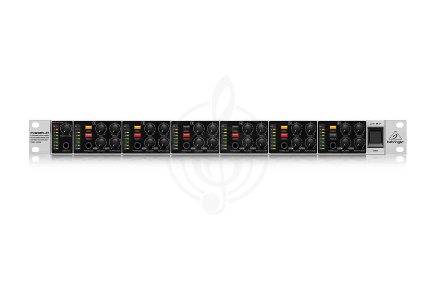Предусилитель для наушников Behringer HA6000 6-канальный микшер-усилитель для наушников - фото 3