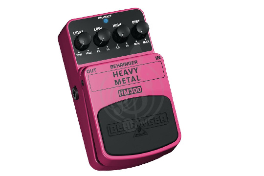 Behringer HM300 "Heavy metal" педаль гитарная - фото 1 Педаль эффектов для электрогитары Behringer HM300 "Heavy metal" педаль гитарная - фото 1