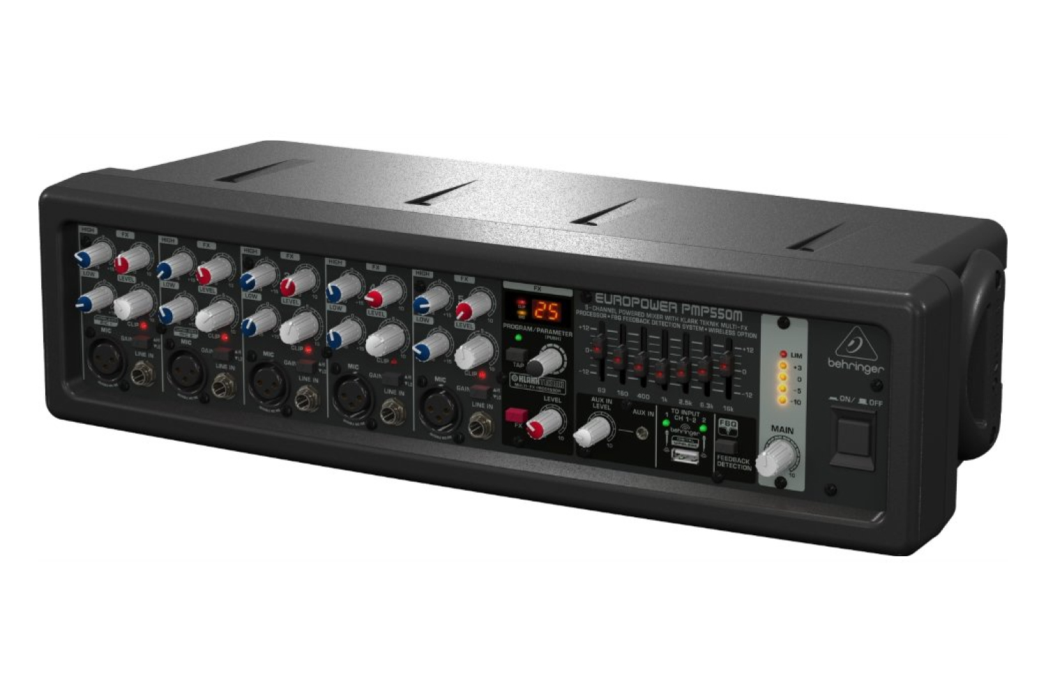 Активный микшер Behringer PMP550M - Активный микшерный пульт - фото 1