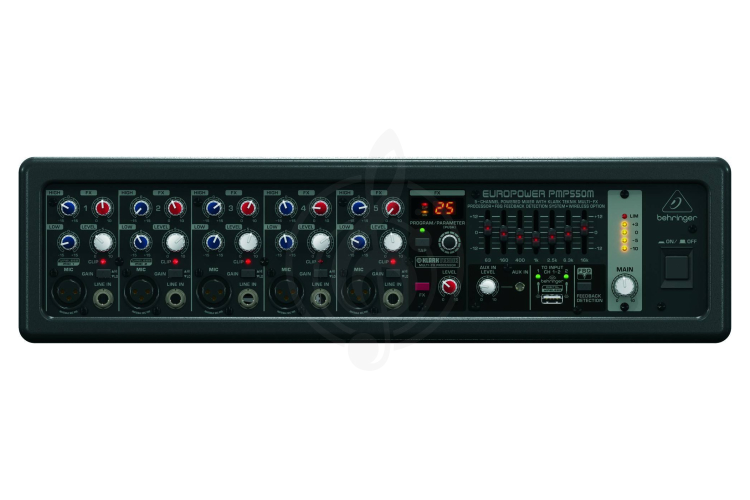 Активный микшер Behringer PMP550M - Активный микшерный пульт - фото 2