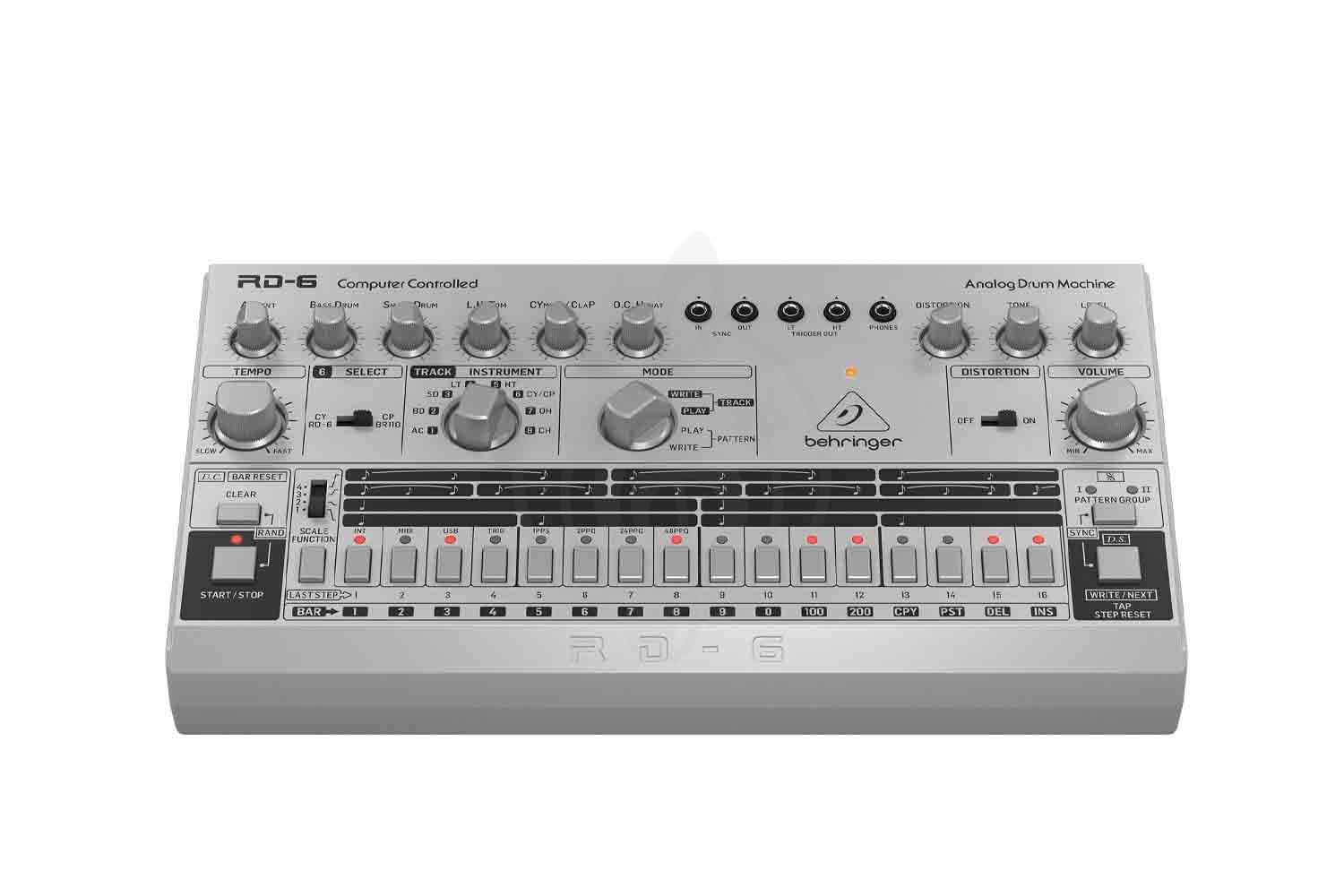 Драм-машина BEHRINGER RD-6-SR - аналоговая драм-машина - фото 3