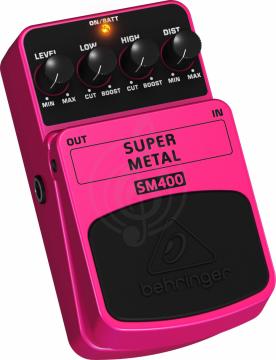 Педаль эффектов для электрогитары Behringer SM400 "Super metal" педаль эффектов  - фото 2