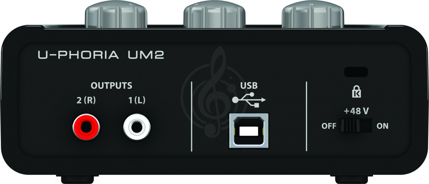  BEHRINGER UM2 Аудиофил 2x2 USB аудио интерфейс с микрофонным предусилителем XENYX, фантомное питание - фото 3