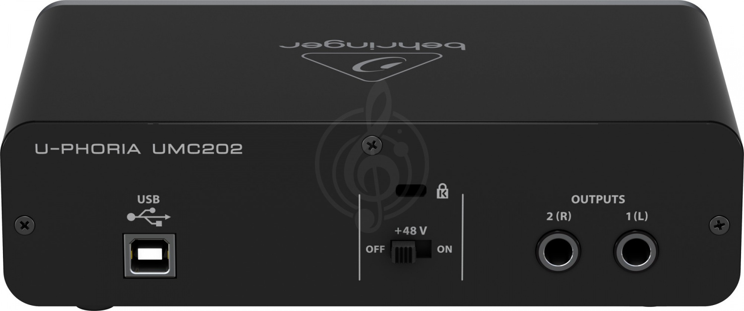  BEHRINGER UMC202  аудиоинтерфейс 2x2 - фото 4
