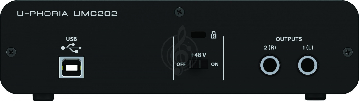  BEHRINGER UMC202  аудиоинтерфейс 2x2 - фото 6