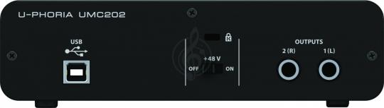  BEHRINGER UMC202  аудиоинтерфейс 2x2 - фото 6