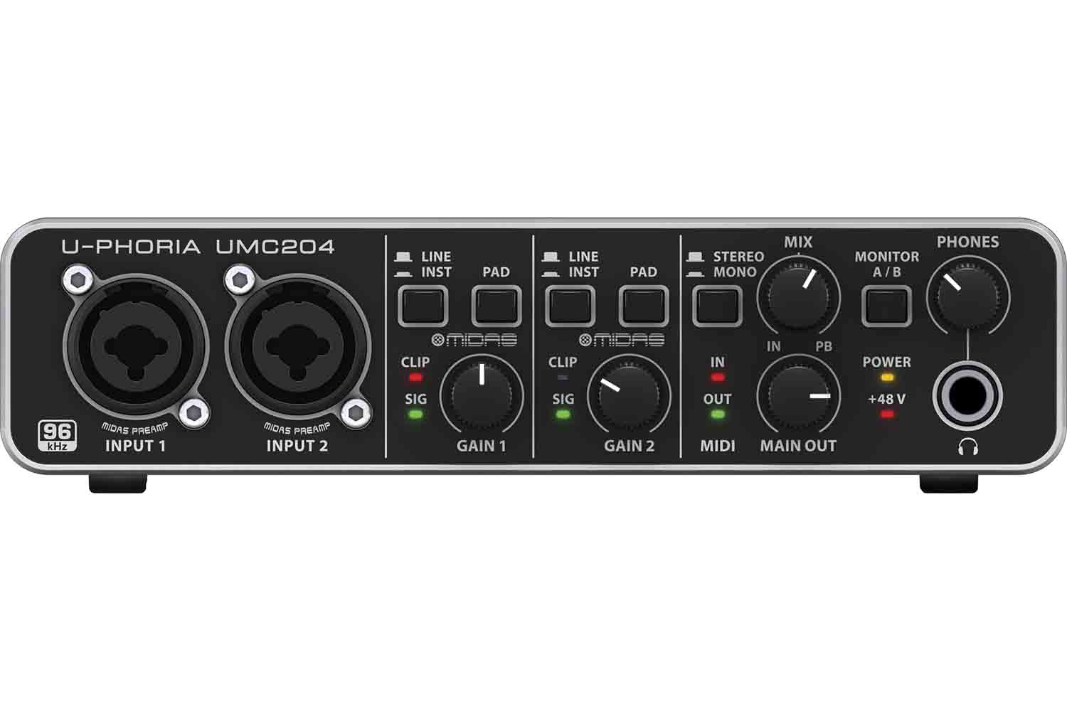  BEHRINGER UMC204 Аудиоинтерфейс 2x4 - фото 1