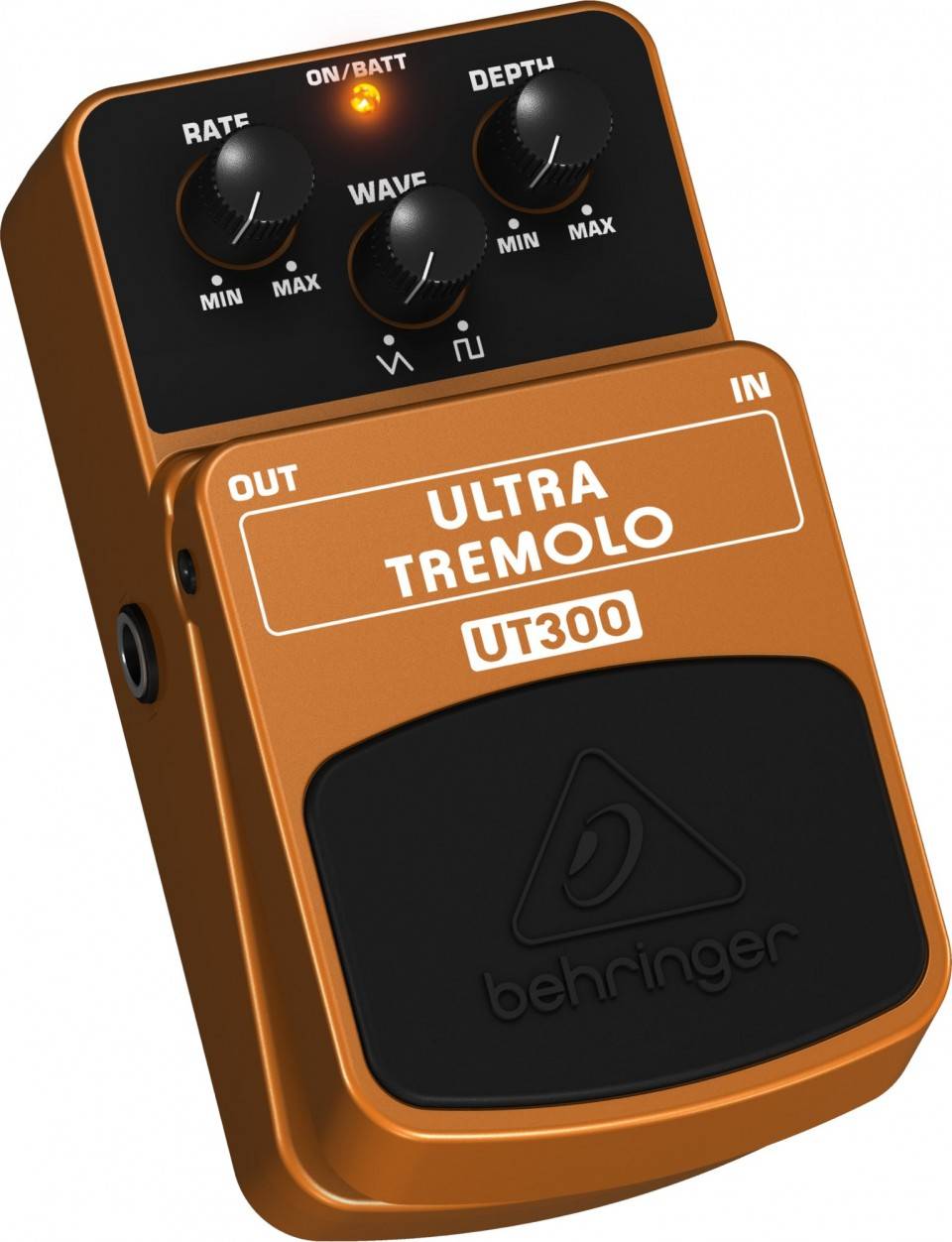 Педаль эффектов для электрогитары BEHRINGER UT300 ULTRA TREMOLO - Педаль эффектов тремоло для гитар, бас-гитар и клавишных. - фото 1