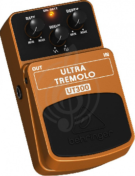 BEHRINGER UT300 ULTRA TREMOLO - Педаль эффектов тремоло для гитар, бас-гитар и клавишных. - фото 1 Педаль эффектов для электрогитары BEHRINGER UT300 ULTRA TREMOLO - Педаль эффектов тремоло для гитар, бас-гитар и клавишных. - фото 1