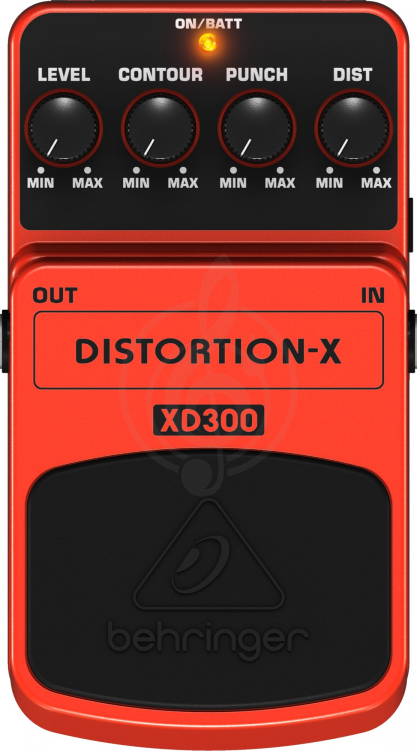 Педаль эффектов для электрогитары Behringer XD300 Педаль эффектов "Distortion-X" - фото 2