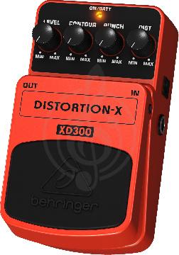 Педаль эффектов для электрогитары Behringer XD300 Педаль эффектов "Distortion-X" - фото 1
