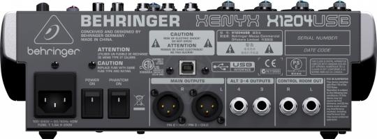 Аналоговый микшер Behringer Xenyx X1204USB-EU Микшерный пульт - фото 3