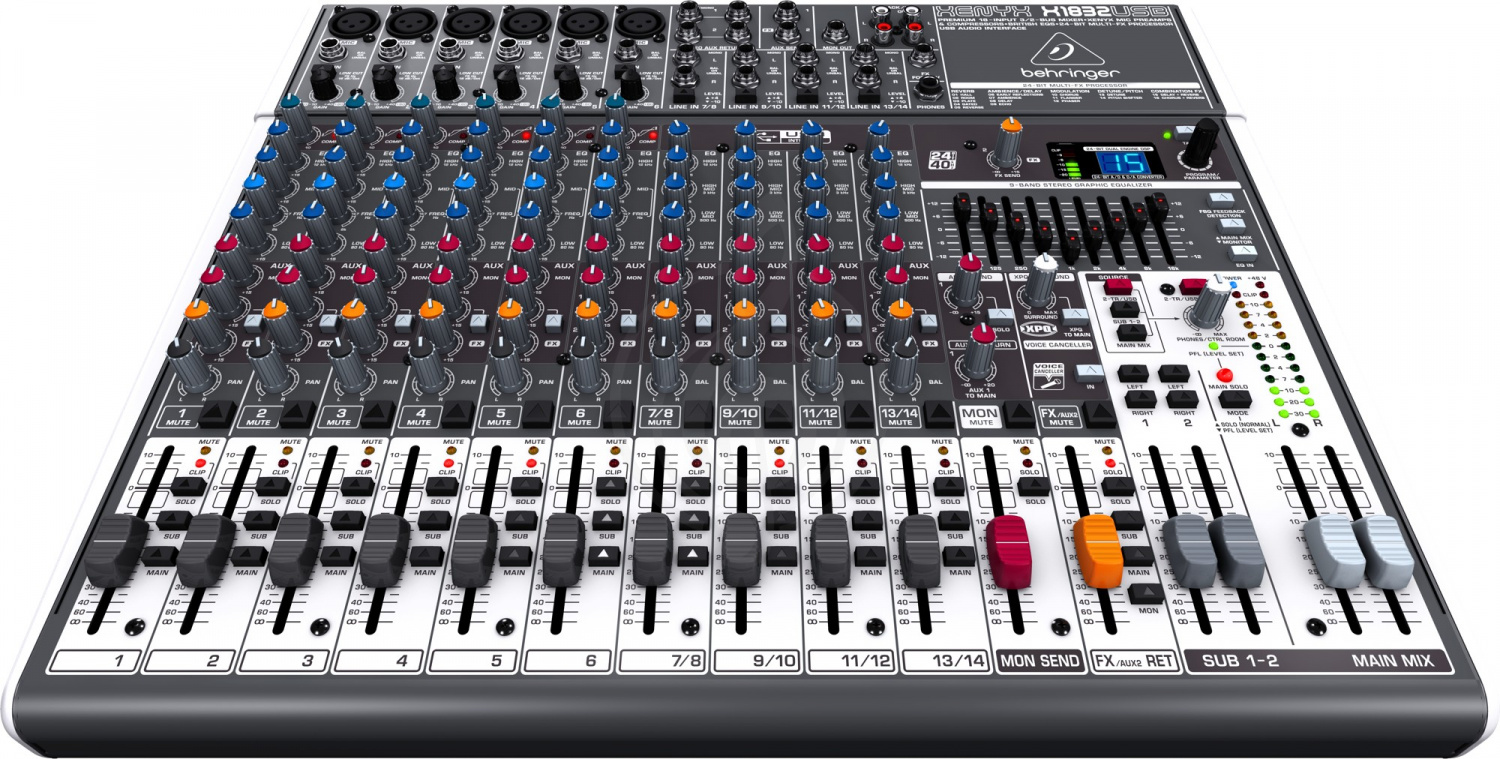 Аналоговый микшер Behringer Xenyx X1832USB аналоговый микшер - фото 2