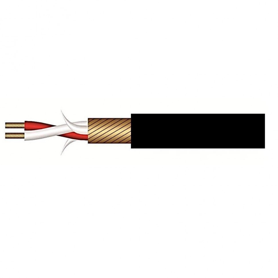 Микрофонный кабель (м) BESPECO B/CVP100S BLK - кабель микрофонный  - фото 1