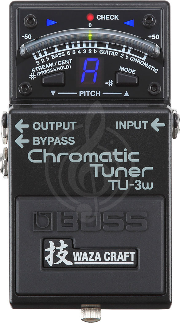 Тюнер для гитары BOSS - TU-3W - хроматический тюнер - фото 1