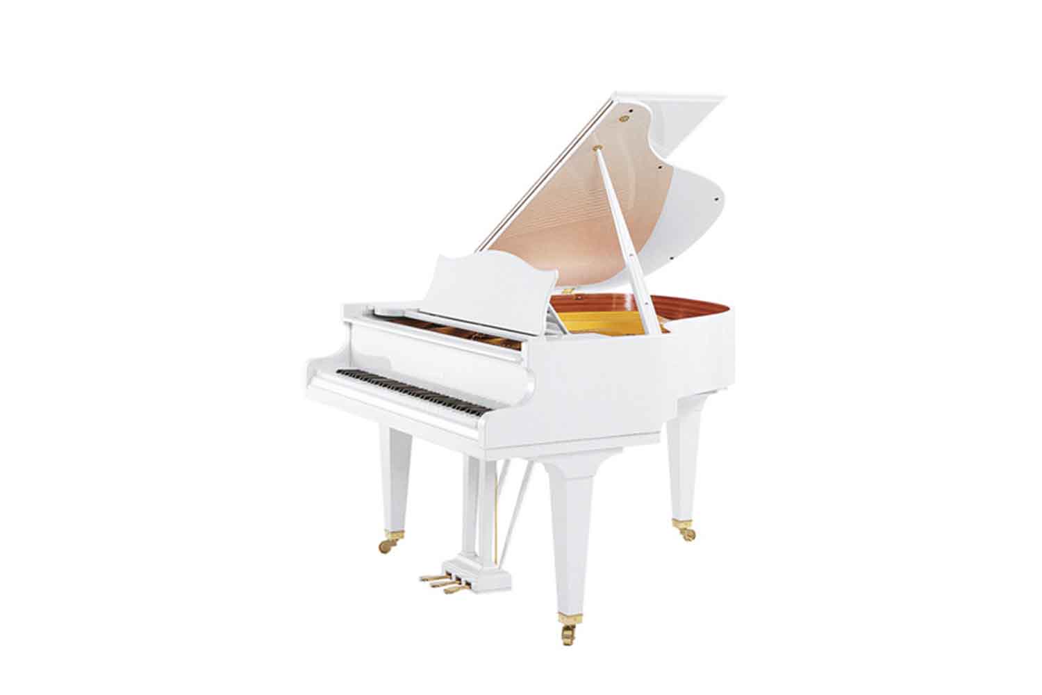 Акустический рояль C. Bechstein L 167 WHP - Рояль акустический белый, полированный - фото 1
