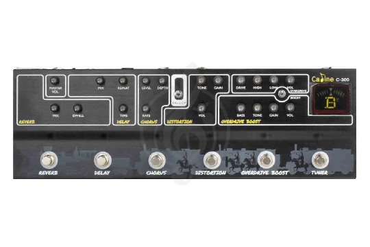 CALINE C300 - Процессор эффектов - фото 1 Педаль эффектов для электрогитары CALINE C300 - Процессор эффектов - фото 1